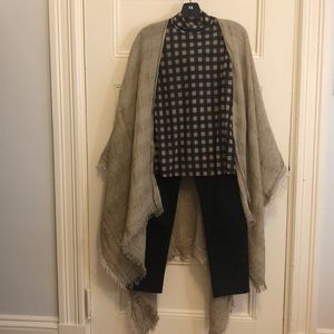 Eileen Fisher shawl.